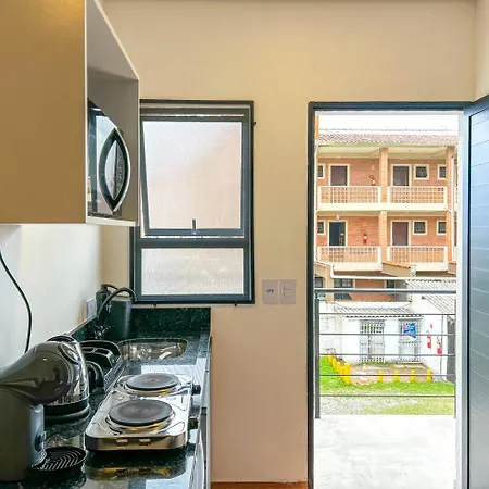Otimo Flat A Beira Mar Na Praia De Guaratuba Sp-2
